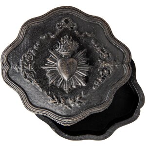 Clayre & Eef Pudełko na biżuterię 12x11x4 cm Polyresin