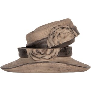 Clayre & Eef Pudełko na biżuterię Kapelusz Ø 22x11 cm