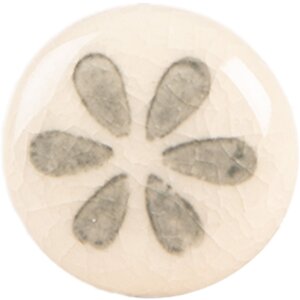 Clayre & Eef Klamka do drzwi ceramiczna 3x3 cm