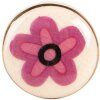 Clayre & Eef Klamka Drzwiowa 3x3 cm Beżowo-Różowa