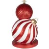 Clayre & Eef 5MG0096 Podstawa pod choinkę Czerwono-Biała Ø 55x84 cm