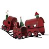 Clayre & Eef 5Y1294 Dekoracja Pociąg 63x13x31 cm Czerwony