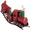Clayre & Eef 5Y1294 Dekoracja Pociąg 63x13x31 cm Czerwony