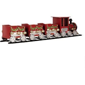 Clayre & Eef 5Y1299 Dekoracja Pociąg 58x12x14 cm Czerwony
