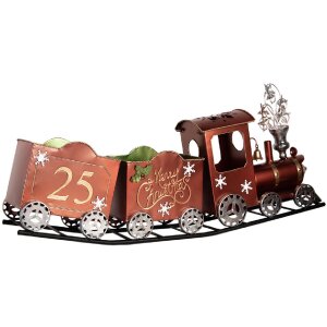 Clayre & Eef Zegar Dekoracyjny 79x15x37 cm Rot