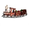 Clayre & Eef Zegar Dekoracyjny 79x15x37 cm Rot
