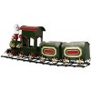 Clayre & Eef 5Y1309 Dekoracja Pociąg 77x15x31 cm Zielony