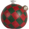 Clayre & Eef Podstawa pod choinkę 42x42x43 cm Czerwono-Zielona