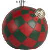 Clayre & Eef Podstawa pod choinkę 42x42x43 cm Czerwono-Zielona