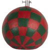 Clayre & Eef Podstawa pod choinkę 42x42x43 cm Czerwono-Zielona