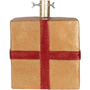 Clayre & Eef Podstawa Pod Choinkę 26x25x32 cm Złota