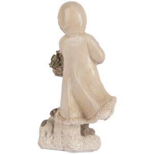 Clayre & Eef 6PR5531 Dekoracja dla dziecka 10x7x17 cm beżowo-brązowa