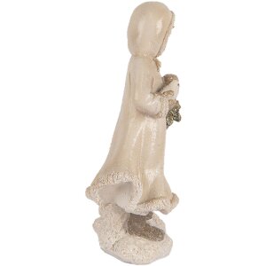 Clayre & Eef 6PR5531 Dekoracja dla dziecka 10x7x17 cm beżowo-brązowa