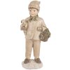 Clayre & Eef Dekoracja Dziecięca 9x7x18 cm Beżowa
