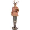 Clayre & Eef Dekoracja Renifer 11x10x38 cm