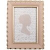 Clayre & Eef Ramka na zdjęcia 15x3x20 cm różowe złoto 10x15 cm