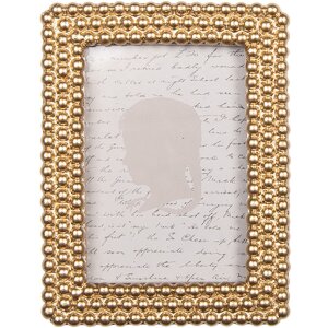 Clayre & Eef 2F1329 Ramka na Zdjęcia 9x2x11 cm Złota
