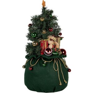 Clayre & Eef Choinka Świąteczna LED 30x68 cm