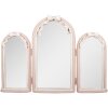 Lustro Clayre & Eef 62S335 48x4x34 cm różowo-białe