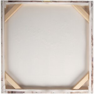 Clayre & Eef 66266 Dekoracja ścienna 51x3x51 cm Beżowo-Różowa