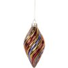 Clayre & Eef Bombka choinkowa wielobarwna 6x13 cm