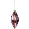 Clayre & Eef Bombka Choinkowa 6x13 cm Wielokolorowa
