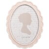 Clayre & Eef 2F1303 Ramka na zdjęcia 16x20 cm Różowo-Biała