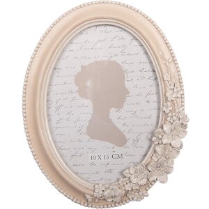 Clayre & Eef 2F1319 Ramka na zdjęcia 10x15 cm różowo-beżowa
