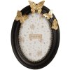 Clayre & Eef 2F1359S Ramka na zdjęcia 14x2x19 cm czarno-złota