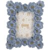 Clayre & Eef Ramka na zdjęcia 19x3x25 cm 10x15 cm Niebiesko-Zielona