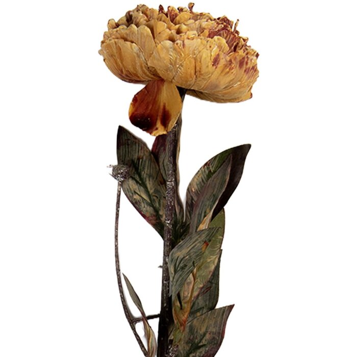 Clayre & Eef 6PL0405O Sztuczna Roślina Pomarańczowo-Zielona 65 cm