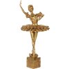 Clayre & Eef Balerina 20x17x45 cm Złota Figurka