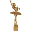 Clayre & Eef Balerina 20x17x45 cm Złota Figurka