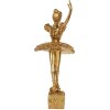 Clayre & Eef Balerina 20x17x45 cm Złota Figurka