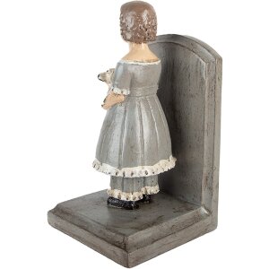 Clayre & Eef Podpórki do Książek 2 Szt. 23x11x20 cm Szare