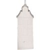 Clayre & Eef Dekoracja Wisząca Domek 4x4x11 cm