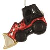 Clayre & Eef 6GL5239 Ozdoba Świąteczna 12x4x8 cm Czerwono-Czarna