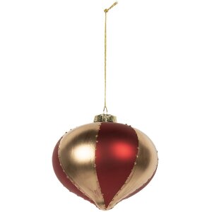 Clayre & Eef 6GL5245 Bombka Świąteczna 10cm...