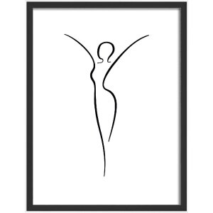 Walther Silhouette Ramka na zdjęcia 40x50 cm Czarna