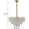 Mauro Ferretti Lampa Sufitowa Ibiscus Multicolor 47cm 5xE14
