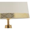 Mauro Ferretti Lampa Stołowa Tower Złoto-Biała Ø 30x54 cm E27