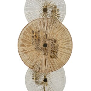 Mauro Ferretti Lampa Stołowa Osaka Szkło Żelazo 20x18x66 cm