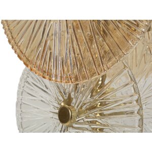 Mauro Ferretti Lampa Stołowa Osaka Szkło Żelazo 20x18x66 cm
