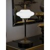 Mauro Ferretti Lampa Stołowa Vintage Szkło i Żelazo Ø22x46 cm