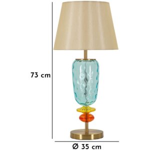 Mauro Ferretti Lampa Stołowa Colorful Ø 35x73 cm E27