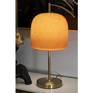 Mauro Ferretti Oldy Lampa Stołowa Szkło i Żelazo Ø30cm E27