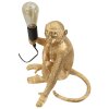Mauro Ferretti Lampa Stołowa Małpa Siedząca Złota 33x33x32 cm E27