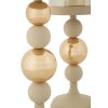 Mauro Ferretti Świeczniki Glassy creme – zestaw 2 szt. Ø 10x32/36 cm
