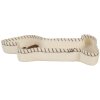 Clayre & Eef Miska Filcowa Pies 20x13x3 cm Biało-Brązowa