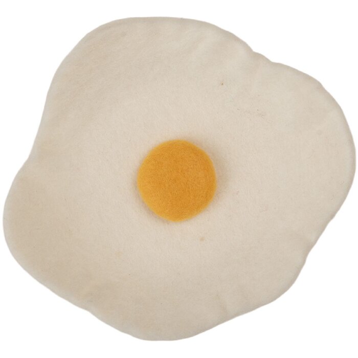 Clayre & Eef 66292 Miska Filcowa Jajecznica Ø 18x3 cm